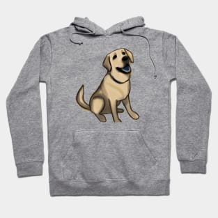 Cute Labrador Retriever Drawing Hoodie